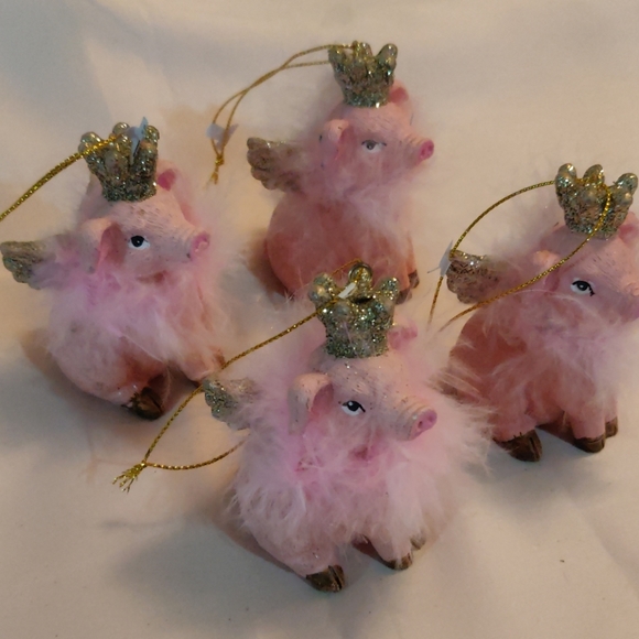 pink christmas ornaments - Picture 2 of 7